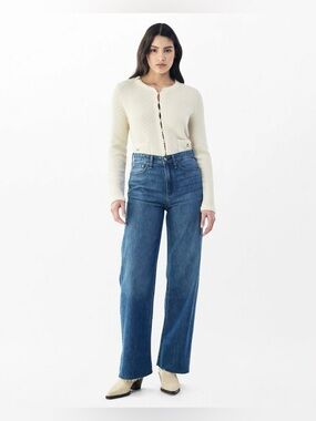 Rag & bone Featherweight Logan Wide-Leg Jeans